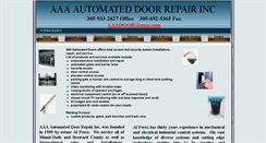 Desktop Screenshot of aaa-door.com